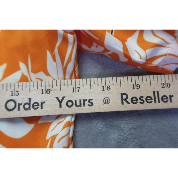 Tennessee Volunteers Vols Orange Tropical Hawaiian Button Up Shirt Men's XS - Picture 5 of 6
